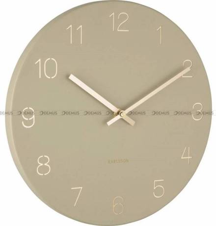 Zegar ścienny Karlsson Charm Engraved Numbers KA5788OG - 30 cm