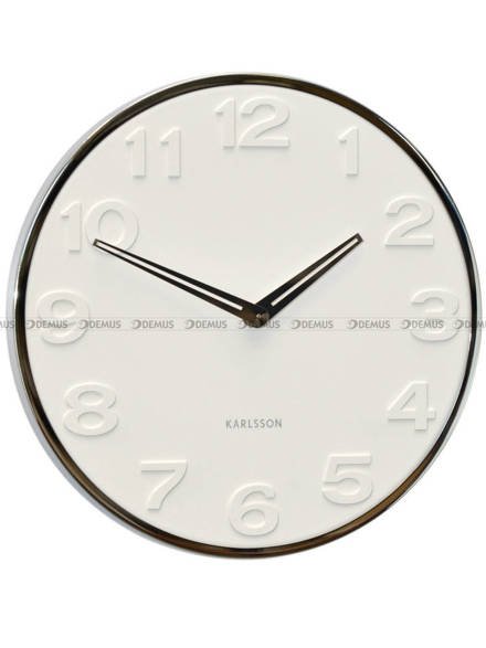 Zegar ścienny Karlsson New Original Number KA5759WH 30 cm