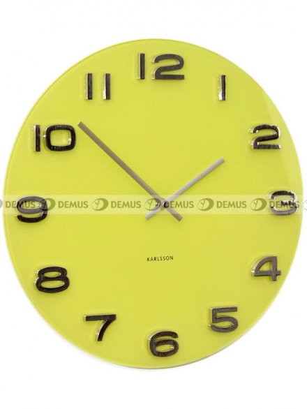 Zegar ścienny Karlsson Vintage Round Yellow KA5489YE