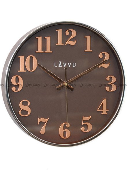 Zegar ścienny LAVVU HOME Brown LCT1162