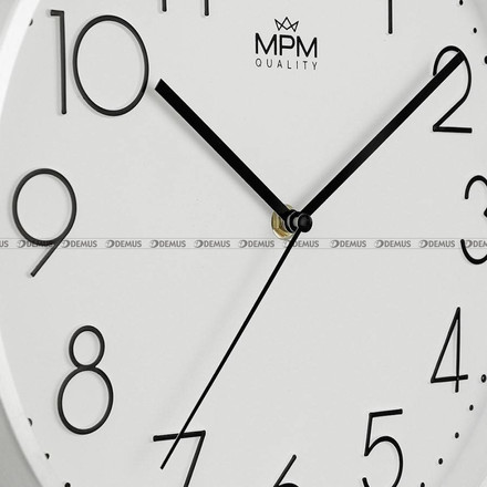 Zegar ścienny MPM Metallic Elegance E04.4154.00 - 30 cm