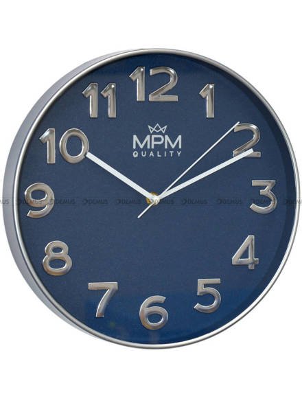 Zegar ścienny MPM Silver Line E01.3905.3232 30 cm