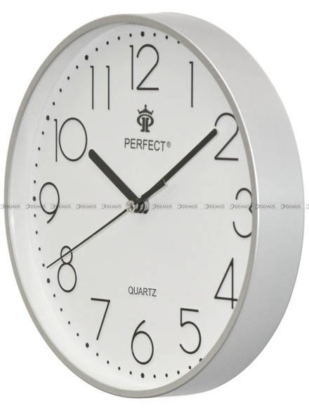 Zegar ścienny Perfect FX-5814 Srebrny - 23 cm