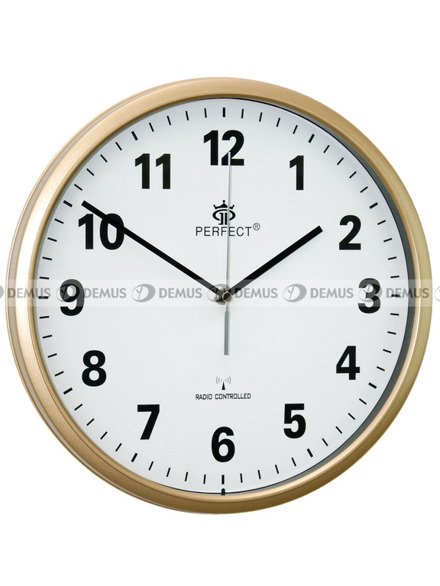 Zegar ścienny Perfect HT954D3-ZŁ