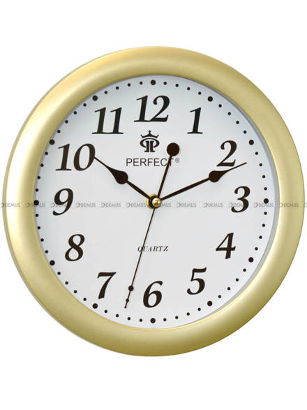 Zegar ścienny Perfect LA17-MAT-GOLD - 29 cm