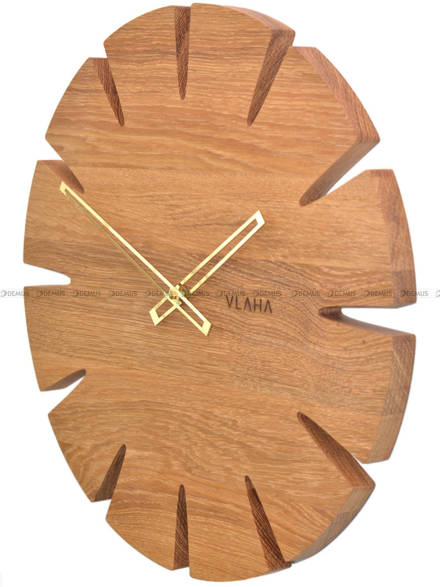 Zegar ścienny Vlaha Original VCT1030 - Z litego drewna dębowego