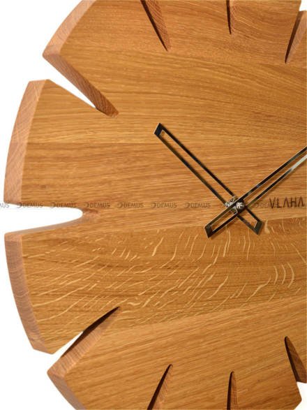 Zegar ścienny Vlaha Original VCT1031 - Z litego drewna dębowego