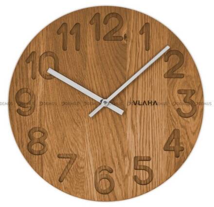 Zegar ścienny Vlaha Original VCT1124 - Z litego drewna dębowego - 34 cm