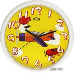 Zegar ścienny dla dzieci MPM E01.3088.0010.SW