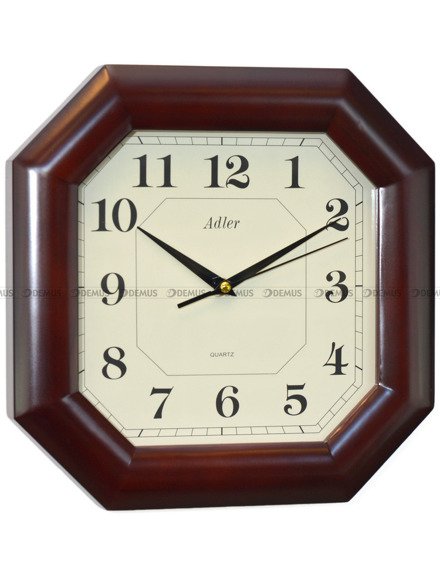 Zegar ścienny drewniany 21003-W - 28x28 cm