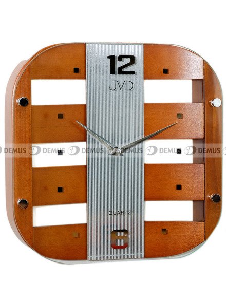 Zegar ścienny szklano-drewniany N29112.41