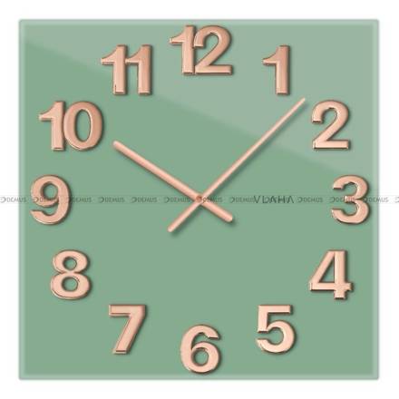 Zegar ścienny szklany Vlaha Glassico VCT1106 - 40x45 cm