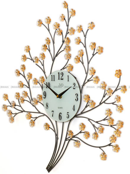 Zegar ścienny z kryształkami JVD HJ40 - 48 cm