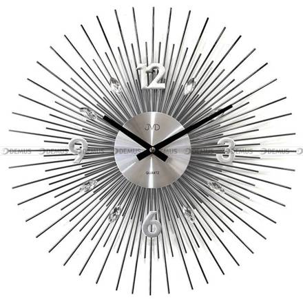 Zegar ścienny z kryształkami JVD HT114.3 - 45 cm