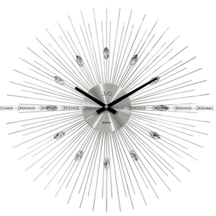 Zegar ścienny z kryształkami JVD HT431.1 - 49 cm
