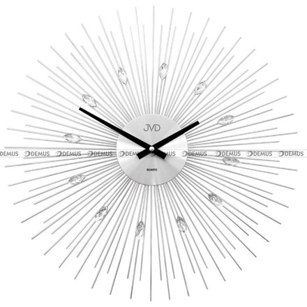 Zegar ścienny z kryształkami JVD HT431.2 - 49 cm
