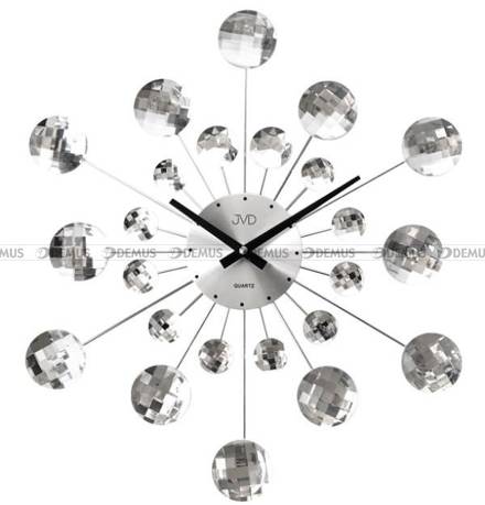 Zegar ścienny z kryształkami JVD HT464.1 - 49 cm