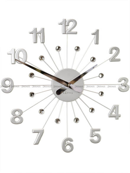 Zegar ścienny z kryształkami LAVVU LCT5010 - 49 cm