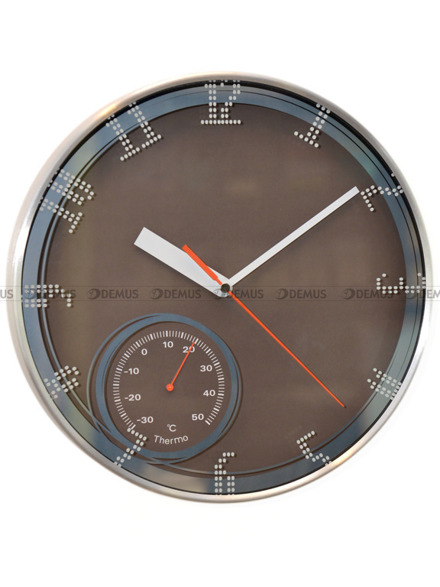 Zegar ścienny z termometrem MPM E04.3083.7090