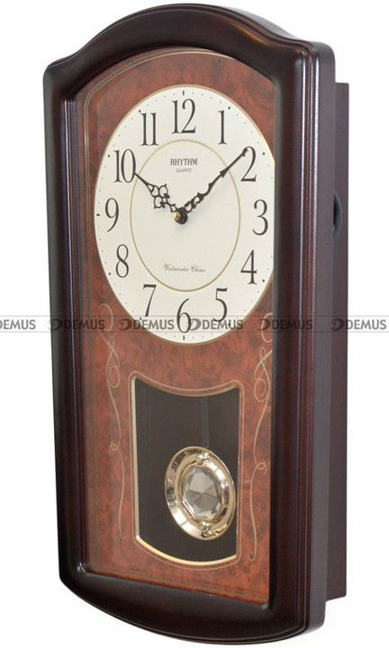 Zegar wiszący kwarcowy Rhythm CMJ321NR06 Brown