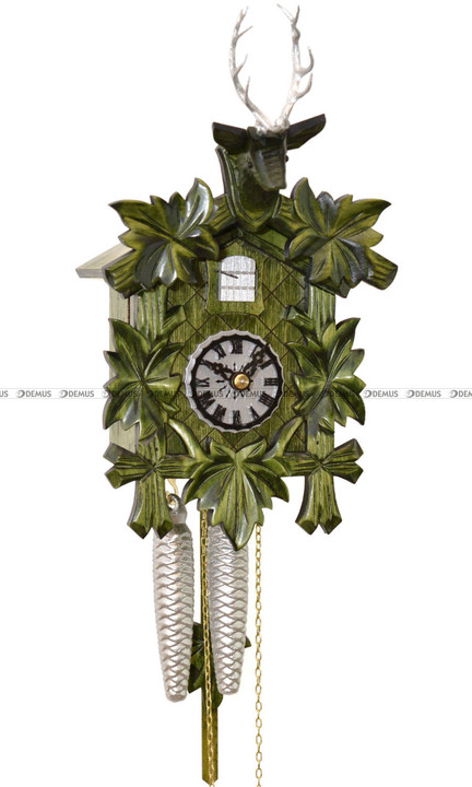 Zegar wiszący z kukułką Engstler 522-5-Green - 17x47 cm