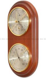 Barometr Termometr Higrometr wiśnia TFA OWAL2D-N-BTH-09-BWA2 - 14x26 cm