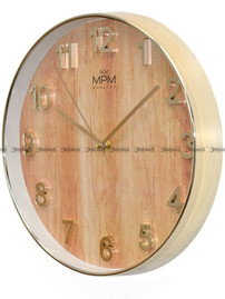 Zegar ścienny MPM Wood Style E01.3898.8051