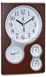 Zegar ścienny Perfect QG-1709-DARK BROWN - 24x38 cm