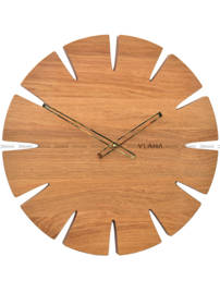 Zegar ścienny Vlaha Original VCT1030 - Z litego drewna dębowego