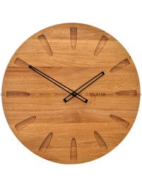 Zegar ścienny Vlaha VCT1022 - Z litego drewna dębowego