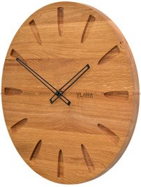 Zegar ścienny Vlaha VCT1022 - Z litego drewna dębowego
