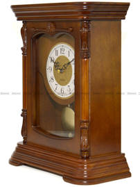 Zegar stylowy kominkowy Demus 3204-WA w odcieniu orzech