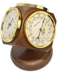 Zegar z Barometrem, Termometrem i Higrometrem - Brenner PW980-BWA-MAT - 12x17 cm
